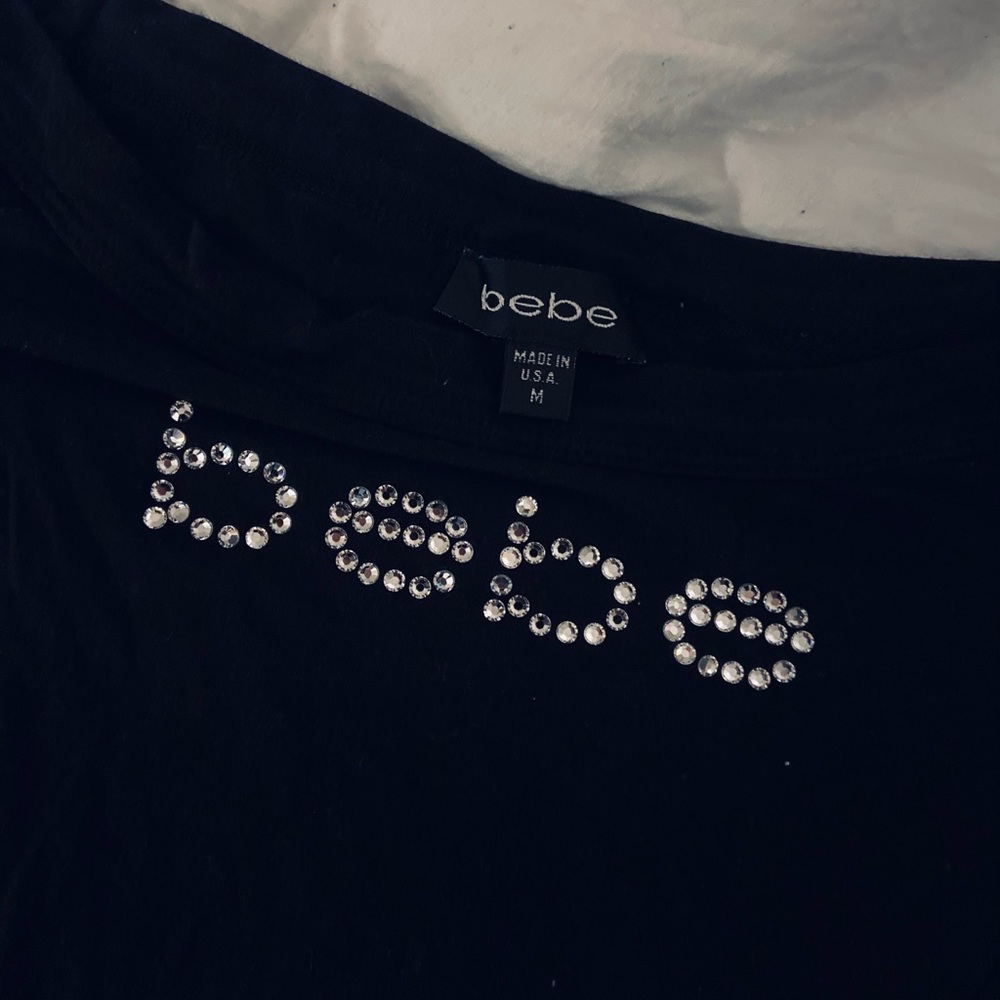 Vintage Rhinestone Bebe Top